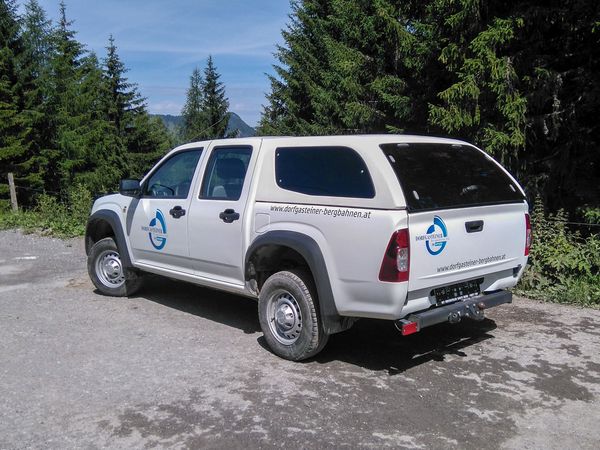 Bergbahnen Wagrain - Pickup mit Digitaldruck auf Autohochleistungsfolie beschriftet