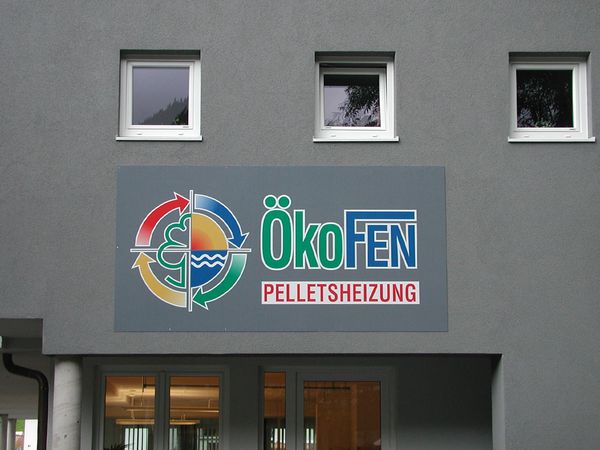 Oekofen Altenmarkt - bedruckte Dibondtafel