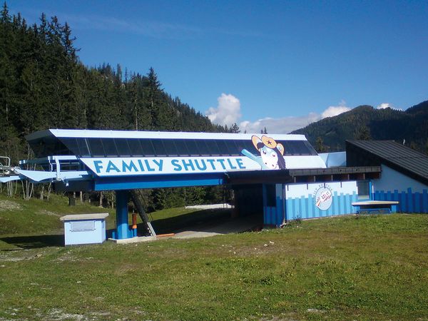 Bergbahnen Shuttleberg Stationsbeschriftung Family Shuttle Kleinarl