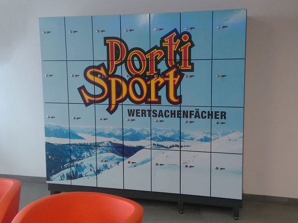 Porti Sport - Spindkaesten mit Digitaldruck foliert