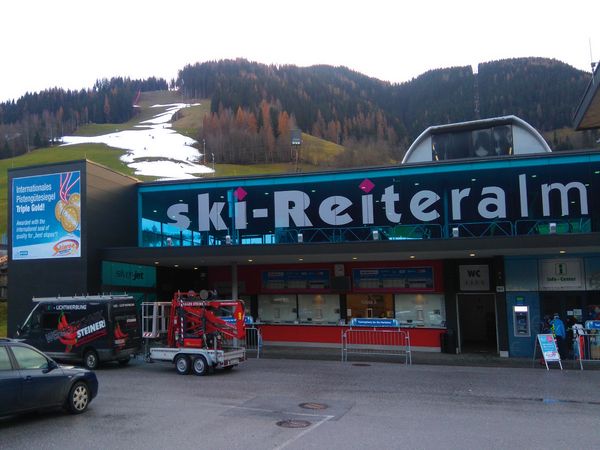 Bergbahnen Reiteralm Stationsbeschriftung Silverjet