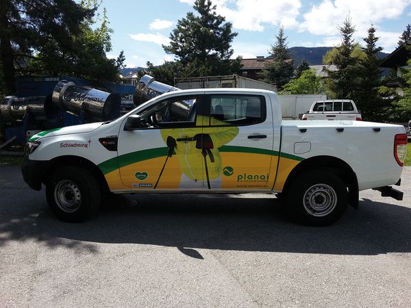 Bergbahnen Planai Autobeschriftung