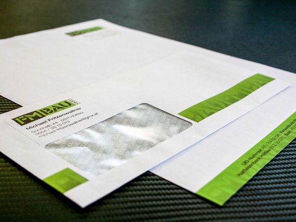FM Bau Huettau - Briefpapier und Kuvert