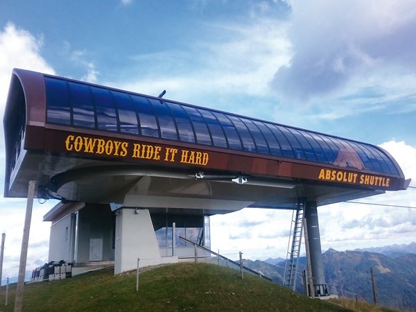 Bergbahnen Shuttleberg Stationsbeschriftung Absolut Shuttle Kleinarl