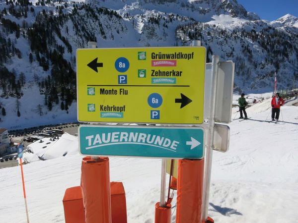 Liftgemeinschaft Obertauern Pistenwegweiser