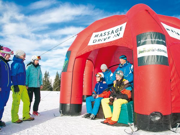 Bergbahnen Wagrain Zeltbeschriftung