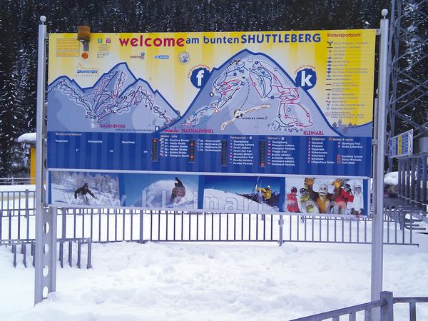 Bergbahnen Shuttleberg Pistenpanorama