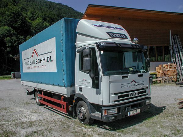 Holzbau Schmidl Bischofshofen - LKW-Beschriftung mit gegossenen Hochleistungsfolien