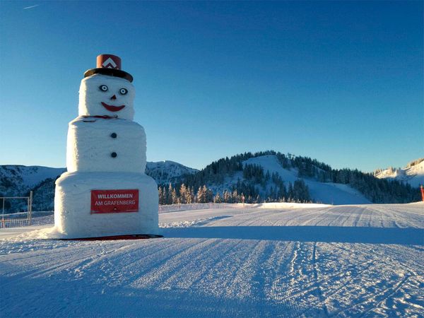 Bergbahnen Wagrain Beschriftung Schneemann