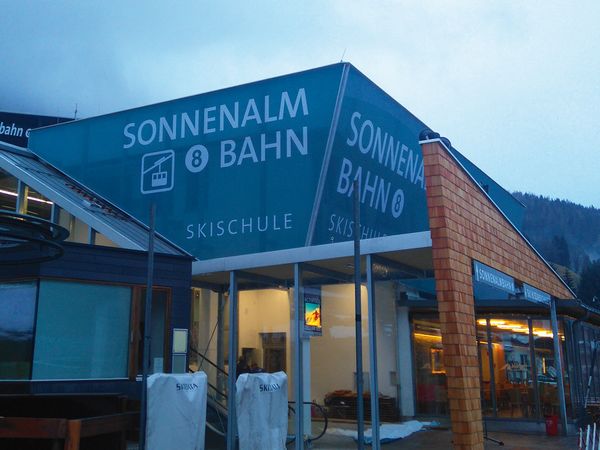 Bergbahnen Schmitten Stationsbeschriftung Sonnenalmbahn