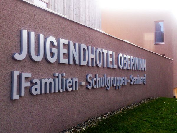 Jugendhotel Oberwimm Wagrain - 3D-Alubuchstaben