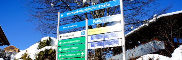 Gemeinde Altenmarkt - Leitsystem Ortsbeschilderung reflektierend Gemeinde Altenmarkt - Leitsystem Ortsbeschilderung reflektierend