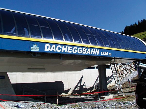 Hochkoenig Muehlbach Stationsbeschriftung Dacheggbahn