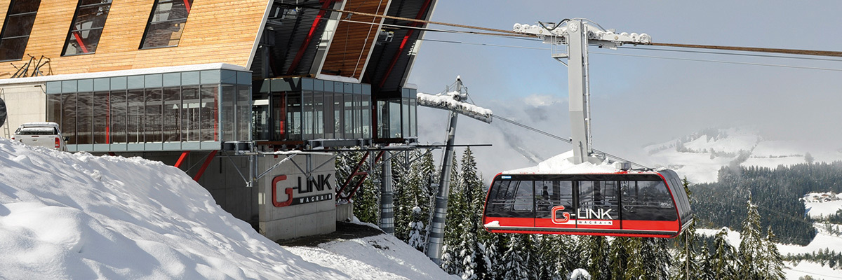 Bergbahnen Wagrain Kabinenbeschriftung G-Link