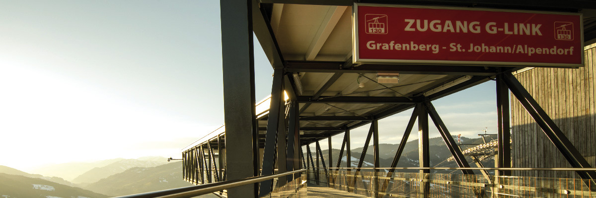 Bergbahnen Wagrain Wegweiser G-Link